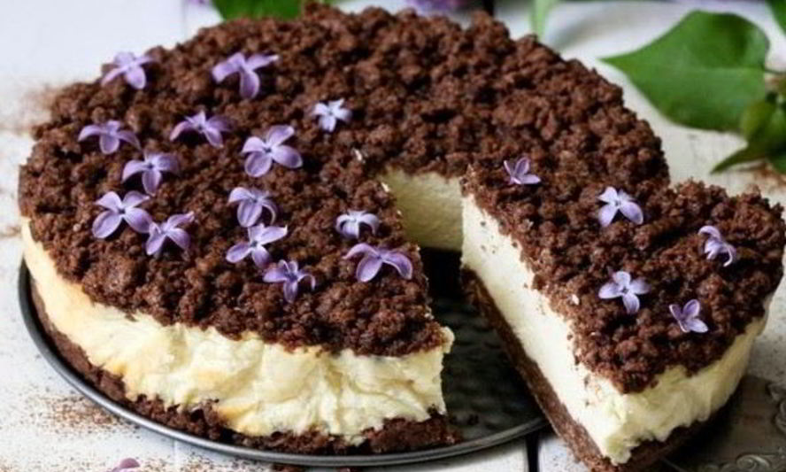 Рецепт торфяного пирога с творожно-сметанной начинкой