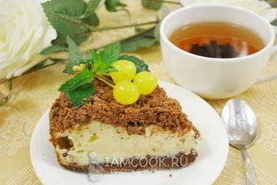 Творожный торфяной пирог