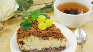 Творожный торфяной пирог