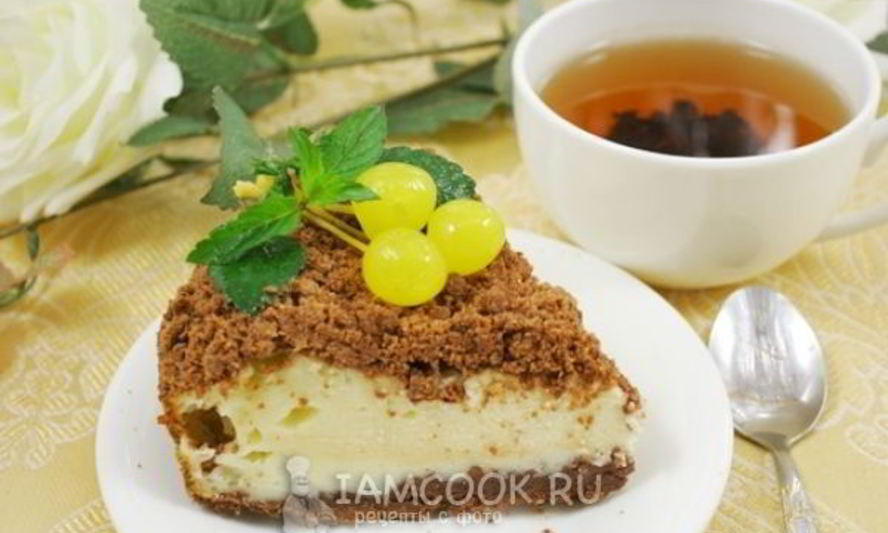 Рецепт творожного торфяного пирога