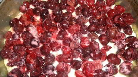 вишневый пирог в духовке