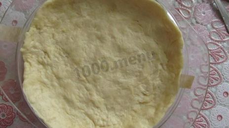 яблочно-банановый пирог на сметане со штрейзелем