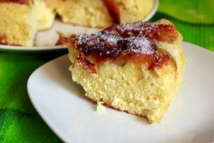 Яблочный пирог-перевертыш в мультиварке