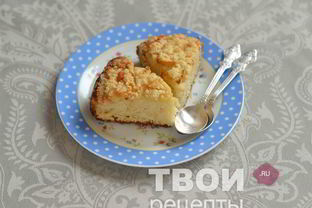 Яблочный пирог со штрейзелем