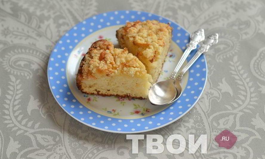 Рецепт яблочного пирога со штрейзелем