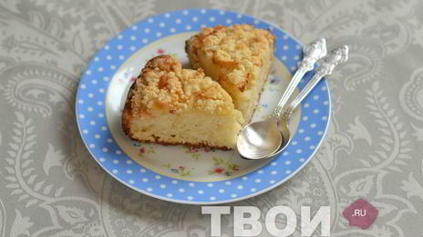 яблочный пирог со штрейзелем