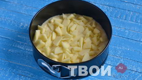 яблочный пирог со штрейзелем