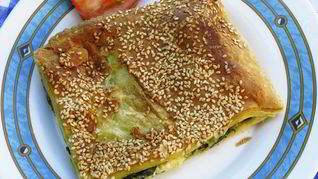 Заливной пирог с луком