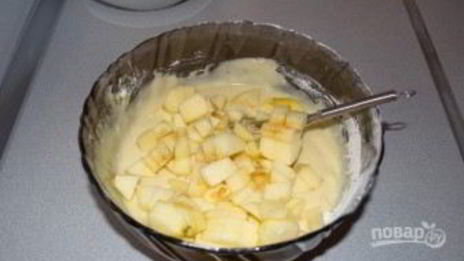 заливной яблочный пирог