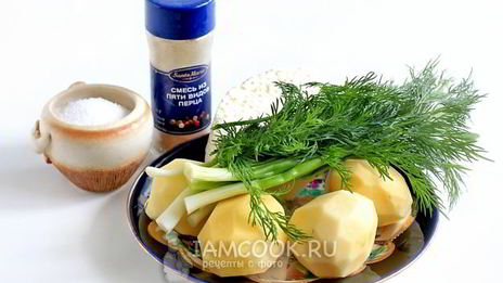 кутабы с картофелем и сыром