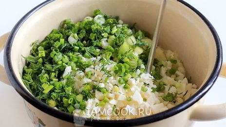 кутабы с картофелем и сыром