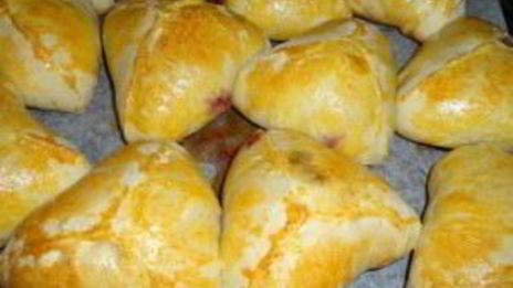 пирожки духовые с вишней