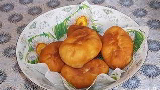 Пирожки на сыворотке жареные
