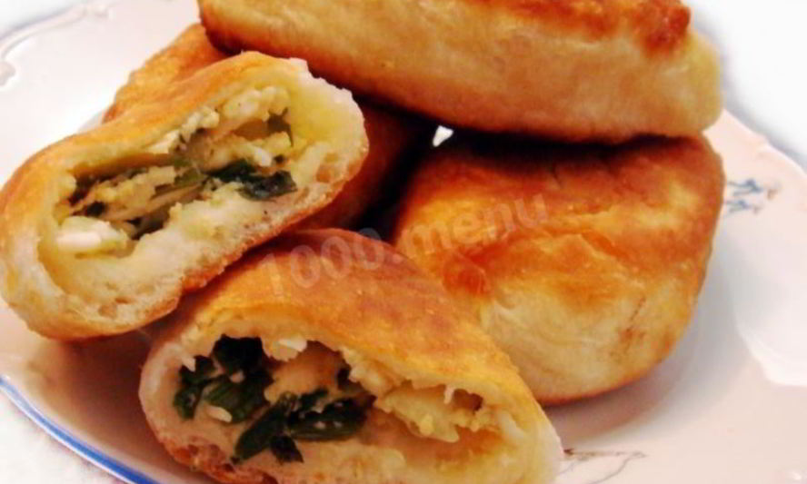Рецепт пирожков на воде с сухими дрожжами жареные