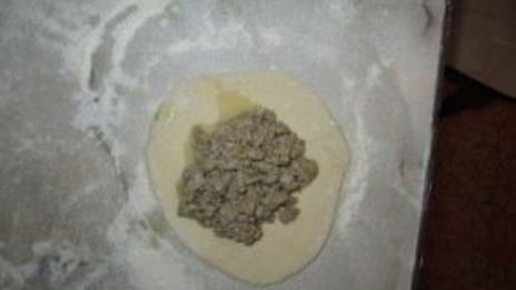 пирожки печеные с мясом