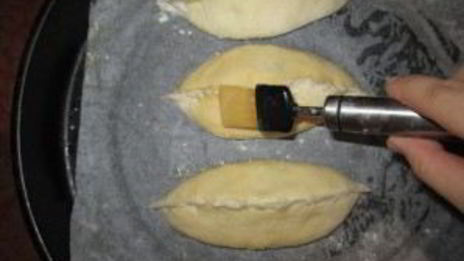 пирожки печеные с мясом