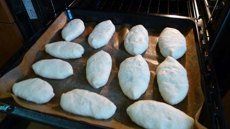 пирожки с капустой и грибами