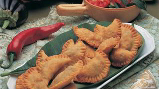 Пирожки с мясом во фритюре