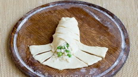 пирожки с рисом и яйцом