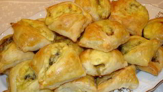 Пирожки с шампиньонами