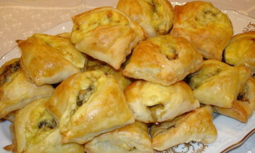 Рецепт пирожков с шампиньонами