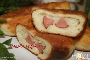 Пирожки с сосиской и картошкой Улетные