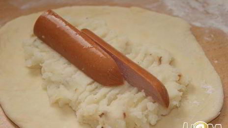 пирожки с сосиской и картошкой улетные