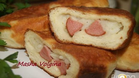 пирожки с сосиской и картошкой улетные