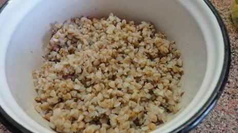 постные пирожки с гречкой и грибами