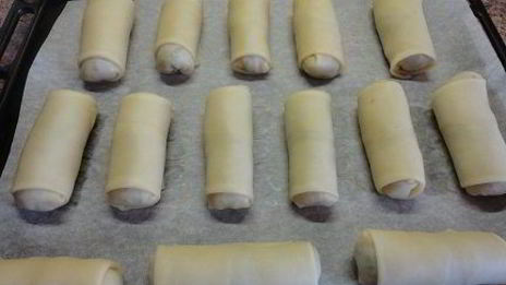 постные пирожки с гречкой и грибами