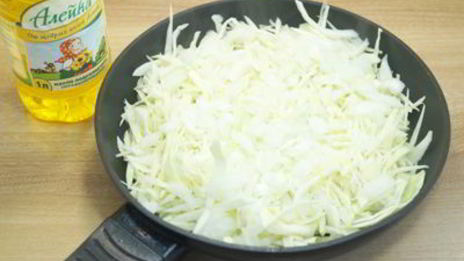 постные пирожки с капустой