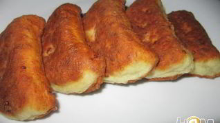 Творожные пирожки с грибами