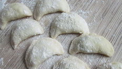 творожные пирожки с грибами