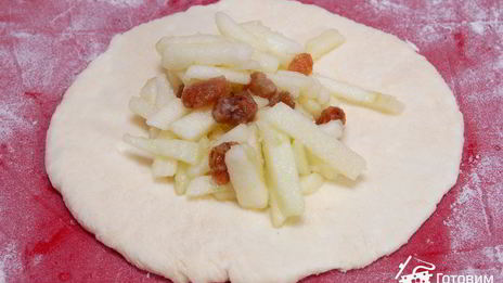 яблочные пирожки на творожном тесте