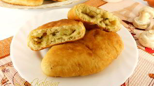 Жареные пирожки из заварного дрожжевого теста