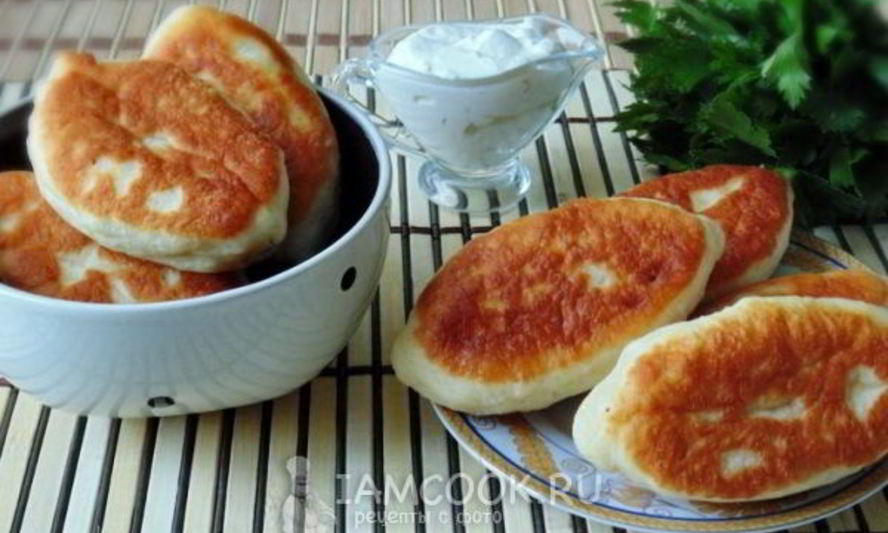 Рецепт жареных пирожков с мясом и грибами