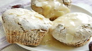 Белковое пирожное Ленивые макаронс