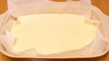 бисквитное пирожное с апельсиновым суфле