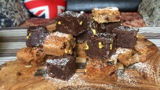 Блонди — белый брауни