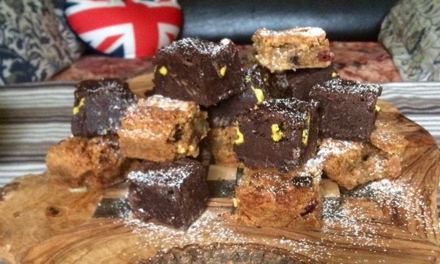 Рецепт блонди — белого брауни