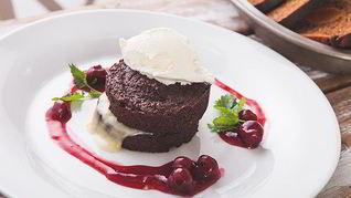 Брауни из нормандского хлеба