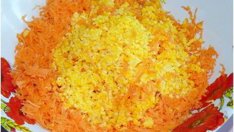 морковно-апельсиновое пирожное