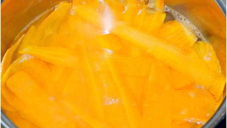 морковно-апельсиновое пирожное