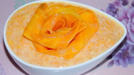 морковно-апельсиновое пирожное