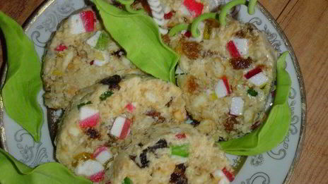 пестрое пирожное