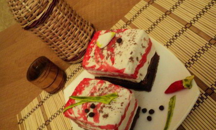 Рецепт пирожного бутерброд с салом