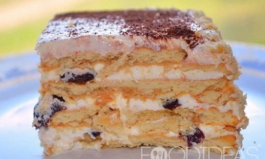 Рецепт пирожного из печенья со сгущенкой