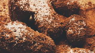 Пирожное картошка из отрубей и творога