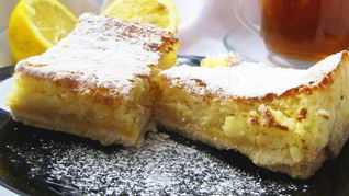 Пирожные Лимонные квадратики