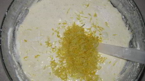 пирожные лимонные квадратики